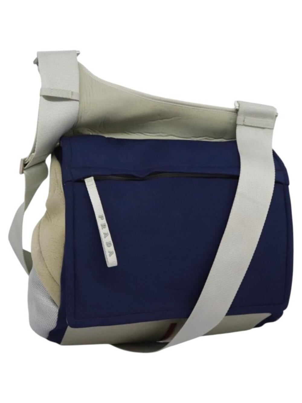 PRADA Sports Shoulder Bag Nylon Blue